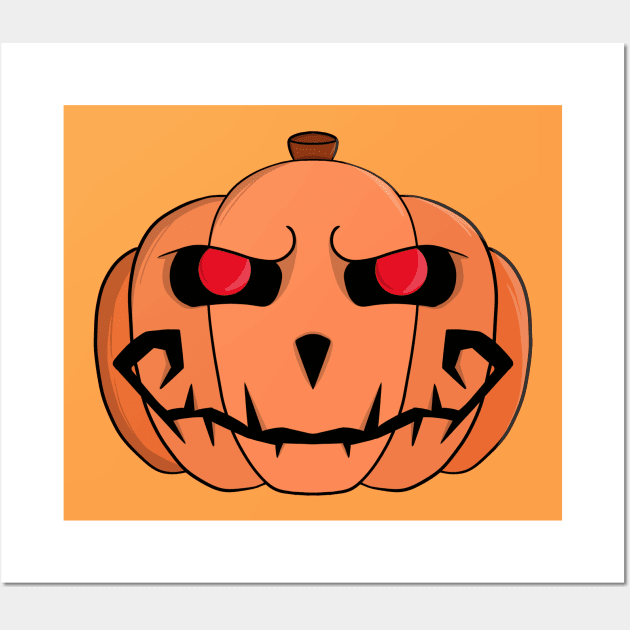 Smile on Halloween Wall Art by DiegoCarvalho